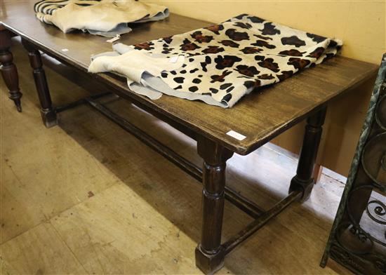 Oak refectory table